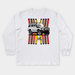 toyota landcruiser lc76 Kids Long Sleeve T-Shirt